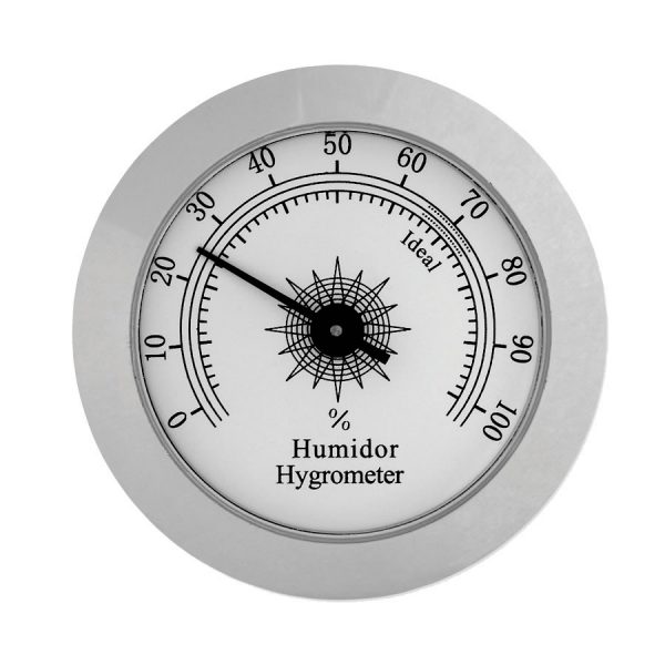 Glass Hygrometer Round